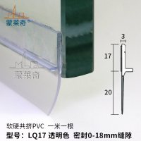 [防水背胶]LQ17透明色1米价(买二才送一)|门底门缝密封条自粘型木门房门隔音条浴室挡水条玻璃门窗户防风贴