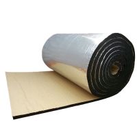 自粘背胶+铝箔 厚30毫米x1米|雨棚隔音橡塑保温墙体自粘吸音降噪屋顶消音隔热下水管隔音保温