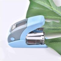 浅蓝色 2019订书机+5盒钉子|日韩款省力12号订书机学生用小巧可爱迷你订书器办公文具厚装钉