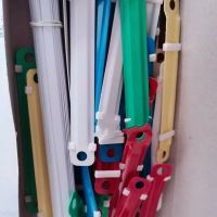 塑料装订夹*10|ins风小红书彩色装订夹条活页装学生笔记文件整理塑料条扣订书机