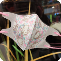 hellokitty儿童性口罩3d立体儿童小孩专用卡通印花熔喷口鼻罩