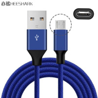 苹果数据线安卓充电线iphone6/8通用vivo ：牛仔蓝【安卓】买1送1共2条： 1.5米【提速99%】