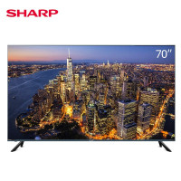 夏普(SHARP)70X7PLUS-S 70英寸4K超高清智能语音2G+32G内存全面屏液晶网络平板电视机