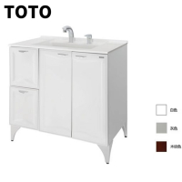 TOTO浴室柜LDMA090B5GSRKL灰色洗漱化妆台组合卫生间家用落地式90CM