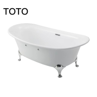 TOTO独立式珠光浴缸PPY1806HPWN古典贵妃成人泡澡家用1.8米