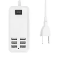 4usb/6usb快充安卓手机快速充电器头通用苹果华为vivo插头快充3a|6USB口