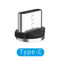 磁吸光数据线安卓苹果type-c三合一磁铁头手机快充强磁充电线|单Type磁头[没有线] 1米:七彩光[快充版]