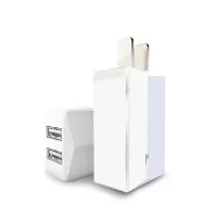 18w充电头快充适用苹果vivo华为小米安卓手机通用充电器插头|2A充头[双USB白色]: typec数据线[1米]