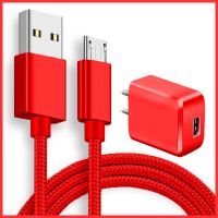 加长3米安卓数据线快充电头2a魅族vivo红米手机通用插头充电线2米|中国红[数据线+充电头]套装 3米