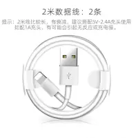 适配苹果充电器iphone数据线快充5/6/7p/xs/8plus/max/ipad充电器|2米数据线[2条]