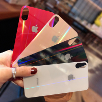 苹果8plus钢化膜后膜iphonex背膜后盖7plus改色彩膜6sp手机后贴膜