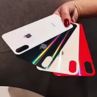x极光后膜贴纸全包iphone7plus背膜透明防滑8plus后盖8手机膜