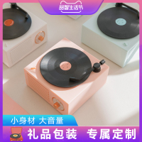 原子蓝牙音箱迷你手机无线便携式插卡户外重低音炮复古唱片机创意送礼物小音响家用电脑车载网红礼品5.0