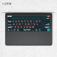 macbookpro键盘贴膜macair键盘膜苹果笔记本电脑贴纸|Q字体_拍下请务必留言机器底部以“A”开头的编码