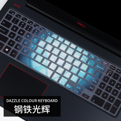 dell戴尔g7游匣g5笔记本g3电脑键盘膜15.6寸全覆盖保护贴膜7588创|戴尔彩绘键盘膜-钢铁光辉[拍下留言型号]