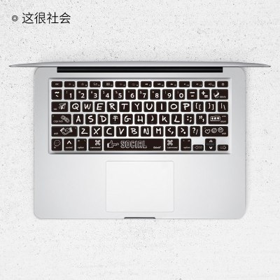 macbookpro键盘贴膜macair键盘膜苹果笔记本电脑|这很社会_拍下请务必留言机器底部以“A”开头的编码