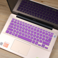 dell戴尔键盘膜适用于灵越14燃54885480笔记本贴燃7000按键套防尘罩|半透紫色【买1送1】