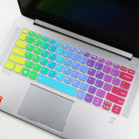 适用于2020联想扬天威6键盘膜14寸十代笔记本电脑全覆盖防尘功能保护贴|彩虹款