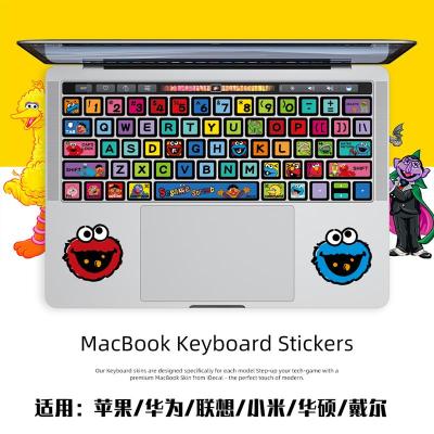 适用于mac pro键盘贴纸苹果笔记本贴膜macbookair按键贴半透光|哇街键盘贴套餐备注电脑型号