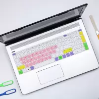 键盘保护膜适用于15.6寸惠普hp星15青春版笔记本pro光影精灵3/4/5畅游人防尘6代p|七彩粉色