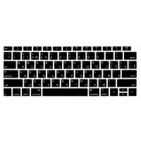 适用苹果mac笔记本macbook12/air13/pro13.3/15/16|18/19年款air13俄语黑A1932