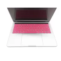 适用苹果mac笔记本macbook12/air13/pro13.3/15/16|touchbar款pro俄语粉色