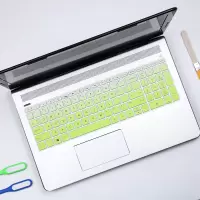 键盘保护膜适用于15.6寸惠普hp星15青春版笔记本pro光影精灵3/4/5畅游人防尘6代p|渐变绿色