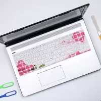 键盘保护膜适用于15.6寸惠普hp星15青春版笔记本pro光影精灵3/4/5畅游人防尘6代p|玫瑰花款