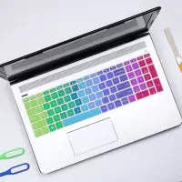 键盘保护膜适用于15.6寸惠普hp星15青春版笔记本pro光影精灵3/4/5畅游人防尘6代p|彩虹色款