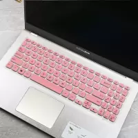 华硕vivobook15s键盘膜v5000笔记本电脑x512保护套顽石y5200ub/y5100全覆盖灵耀s2|半透浅粉