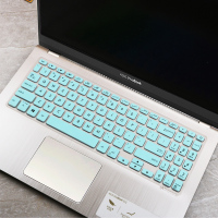 华硕vivobook15s键盘膜v5000笔记本电脑x512保护套顽石y5200ub/y5100全覆盖灵耀s|半透薄荷