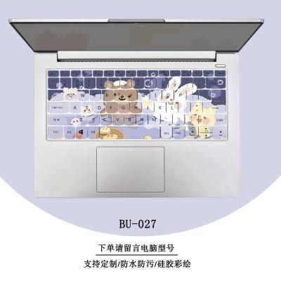 苹果macbook笔记本键盘膜pro13电脑air13.3可爱防尘罩mac12保护贴膜2020新款15寸透|BU-027