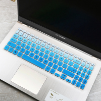 华硕vivobook15s键盘膜v5000笔记本电脑x512保护套顽石y5200ub/y5100全覆盖灵耀s|渐变蓝色