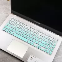 华硕vivobook15s键盘膜v5000笔记本电脑x512保护套顽石y5200ub/y5100全覆盖灵耀s|渐变薄荷