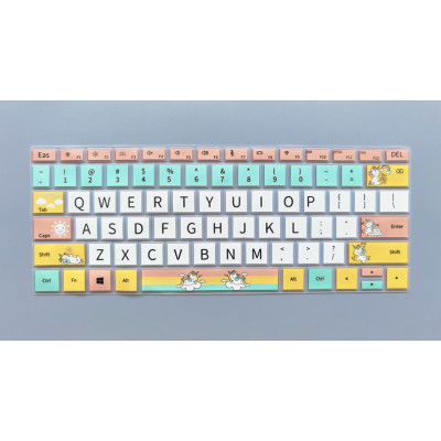2020款华为电脑matebook13/14键盘膜matebo|华为mate13/荣耀14中间键盘不带摄像头[独角兽]