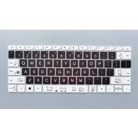 2020款华为电脑matebook13/14键盘膜matebo|华为mate13/荣耀14中间键盘不带摄像头[百态小猫]