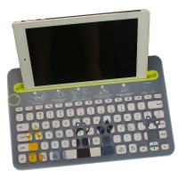 罗技专用 k380 k480 台式机键盘保护膜 无线 笔记本蓝牙膜贴罩套|(全覆盖版本)K480-粉爪键盘膜