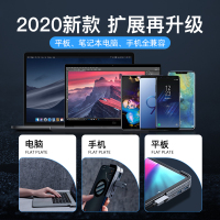 适用于苹果ipadpro11扩展坞拓展充电二合一hub平板转换器typec转hdmi转接头ipad12寸耳机usb配件u