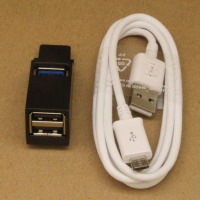 车载充电器usb3.0扩展器分线器无线多接口笔记本台式电脑一拖三多功能u盘|黑色三孔3.0+安卓线送挂绳 0.5m