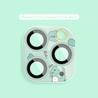 iphone11镜头膜圈可爱卡通苹果11promax后摄|苹果11pro/11promax★绿底独角龙★[全覆盖镜头膜]