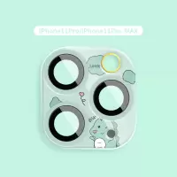 iphone11镜头膜圈可爱卡通苹果11promax后摄|苹果11pro/11promax★绿底独角龙★[全覆盖镜头膜]