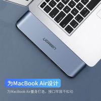 macbook拓展坞pro苹果电脑转换器mac适用扩展坞typec转网线读卡器接口usb笔记本配件hdmi转接头雷电3