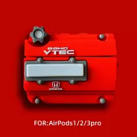 创意汽车引擎airpods1/2保护套适用苹果pro3代蓝牙耳机发动机硅胶