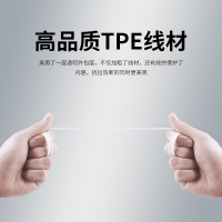 重低音炮耳机挂耳式适用苹果小米华为手机通用运动入耳式耳塞有线控带麦vivo跑步k歌吃鸡oppo男女生
