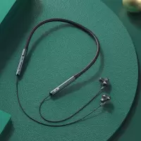 i71-iqd180颈挂脖式蓝牙耳机无线双耳跑步运动型磁吸超长待机续航听歌降噪项圈挂耳入耳式华为