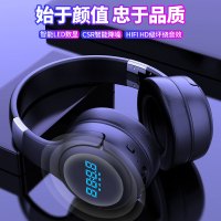 无线蓝牙耳机头戴式运动跑步主动降噪立体声手机通用听歌游戏男女