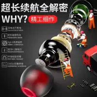 无线双耳蓝牙耳机运动跑步型挂耳式入耳颈挂脖头戴降噪适用vivo华为oppo安卓手机通用游戏续航超长待机专用男