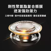 余音gy-09入耳式有线耳机高音质游戏耳麦线控降噪重低音男