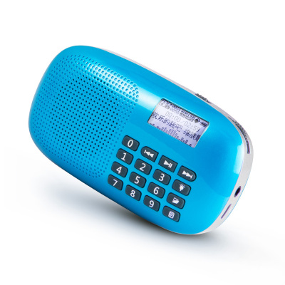 x360收音机老年迷你小音响插卡充电音箱便携随身听老人播放器