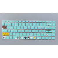 hp惠普星14键盘膜卡通14英寸青春版畅游人pavilion14笔记本电脑14-ce0027tx保护贴膜d|小猫爪